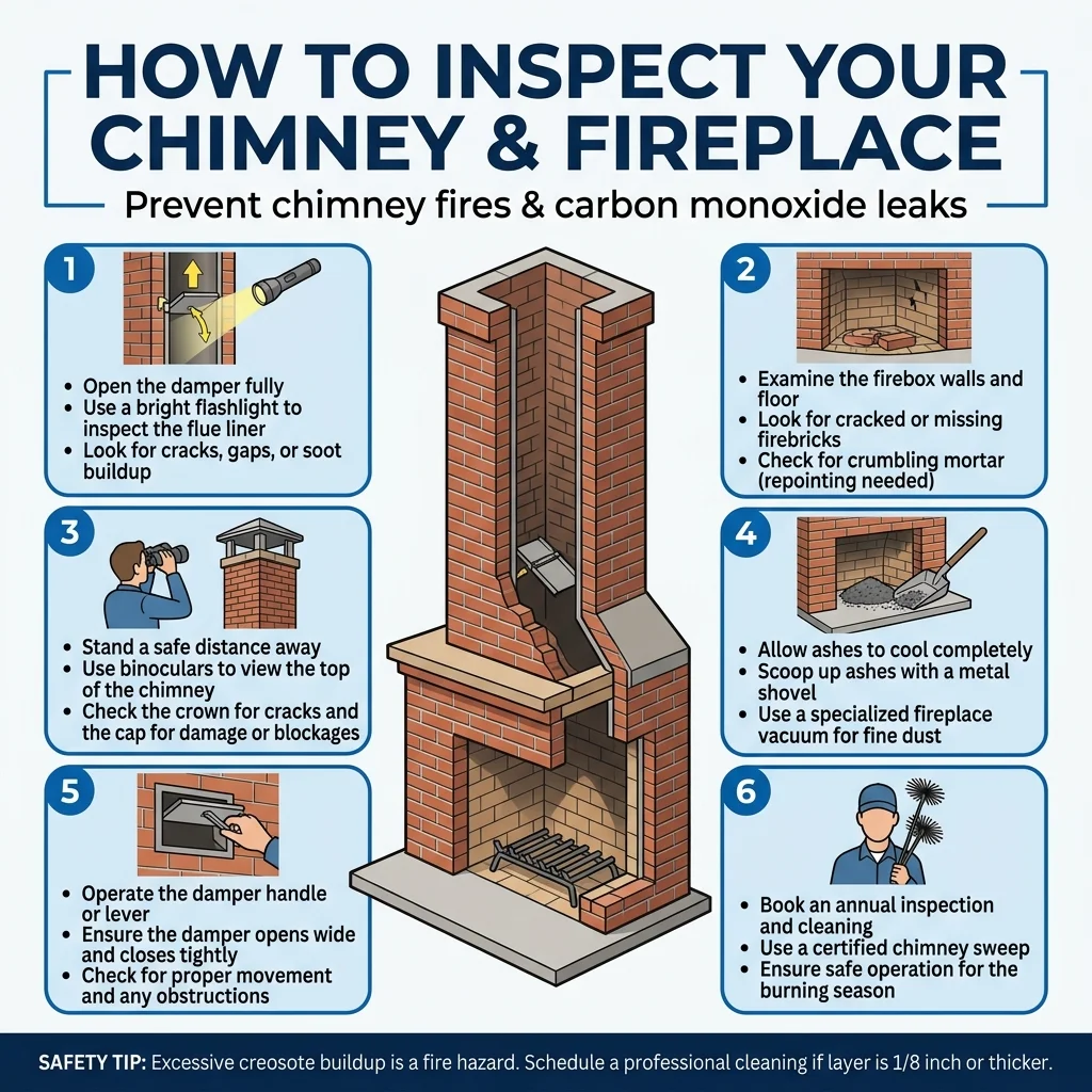 Inspect & Clean Chimney / Fireplace