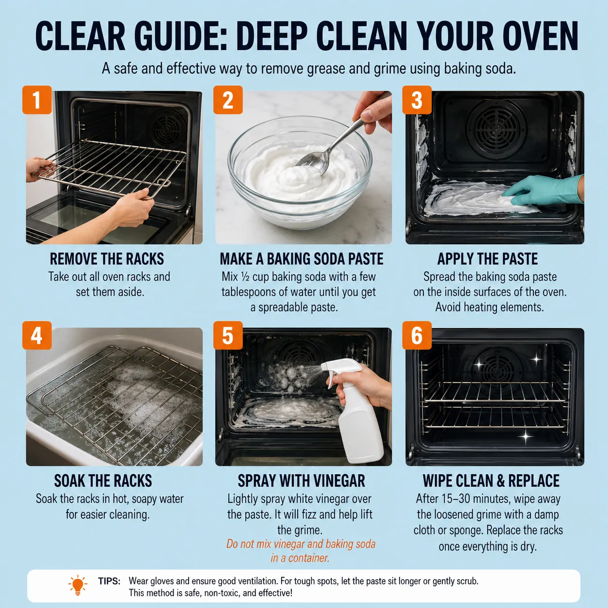 Deep Clean the Oven (No Harsh Chemicals)