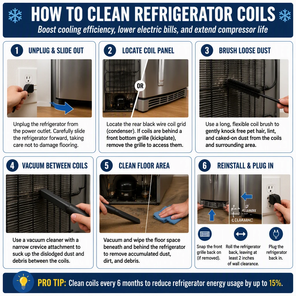 Vacuum Refrigerator Condenser Coils