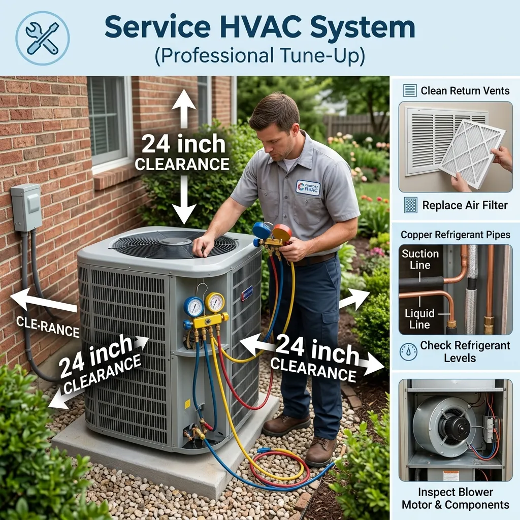 Service HVAC System (Professional Tune-Up)