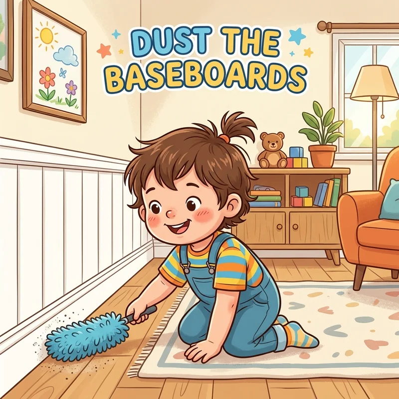 Dust Baseboards & Window Sills