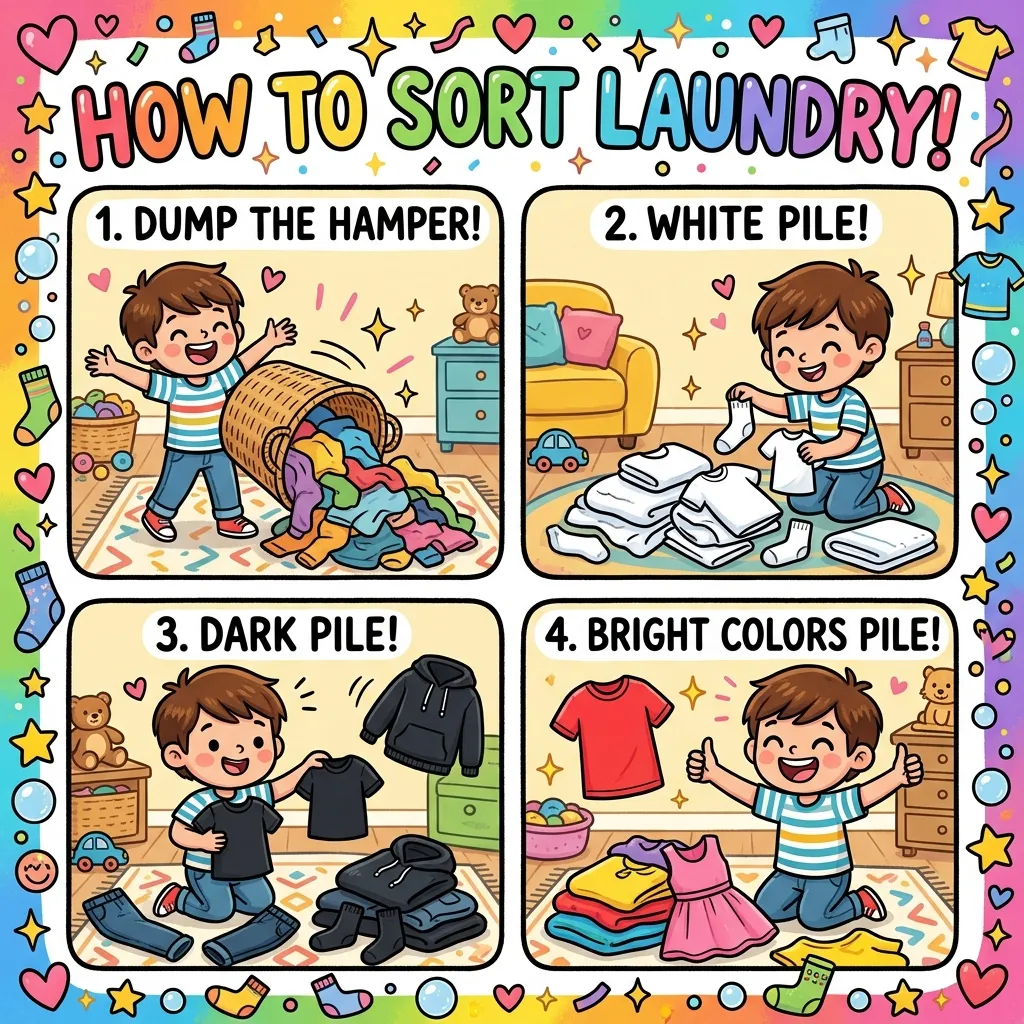 Sort Laundry by Color