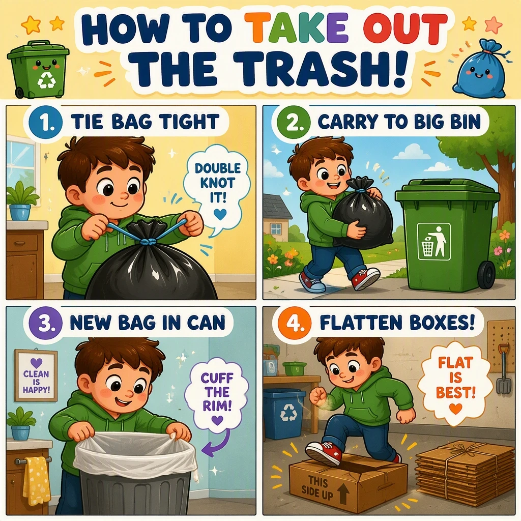 Take Out Trash & Recycling